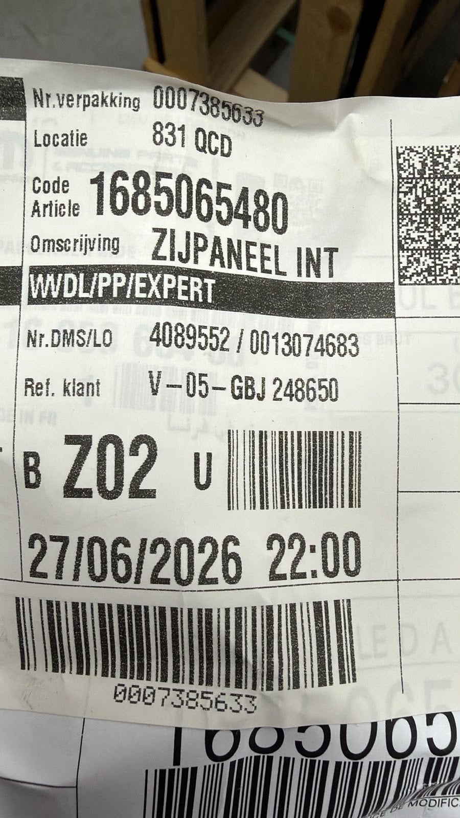 Peugeot expert (2024) zijpaneel passagierskant, Auto-onderdelen, Ophalen, Nieuw, Peugeot
