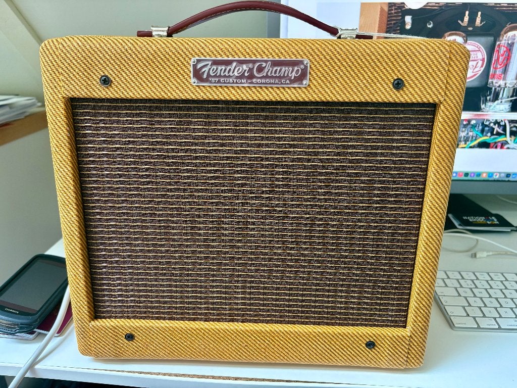 Fender '57 Custom Champ – Nieuwstaat | Handwired USA Tweed, Muziek en Instrumenten, Ophalen of Verzenden, Zo goed als nieuw, Gitaar