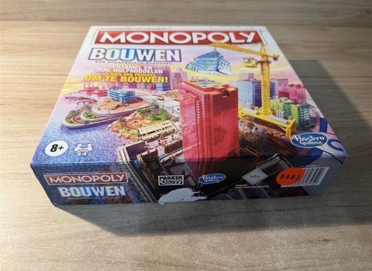 Monopoly Bouwen - Nooit gebruikt Strategisch vastgoedspel, Drie of vier spelers, Ophalen of Verzenden, Nieuw