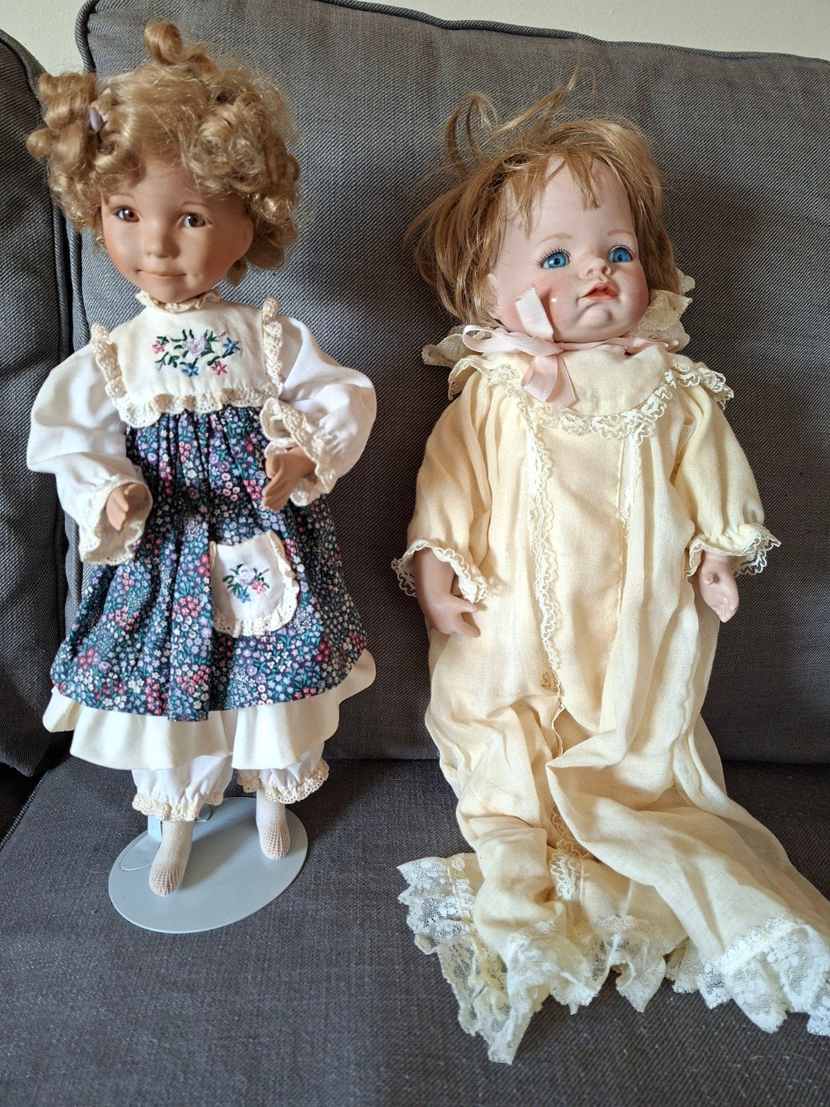 bebe theo r. menzenbach en goudlokje van dianna effner poppe, Ophalen, Pop