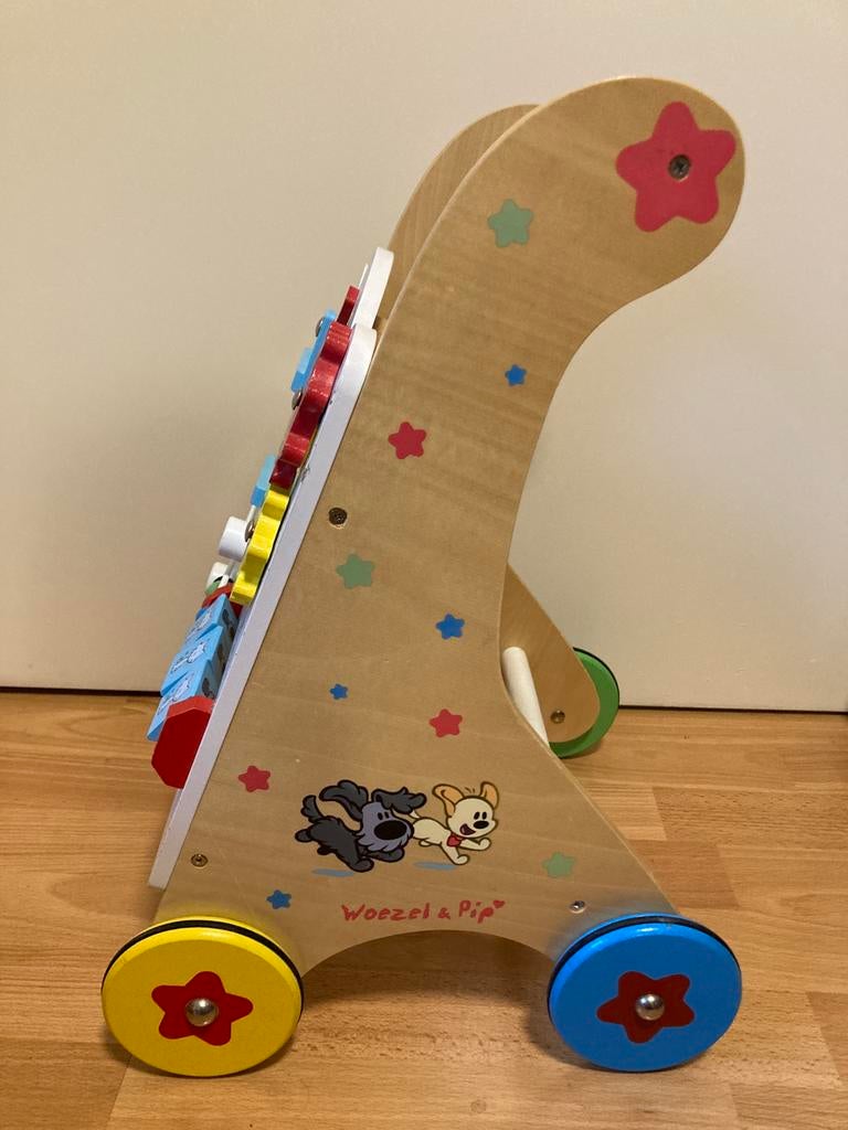 Woensel en Pip loopwagen, Ophalen of Verzenden, Gebruikt, Duw- of Trekspeelgoed