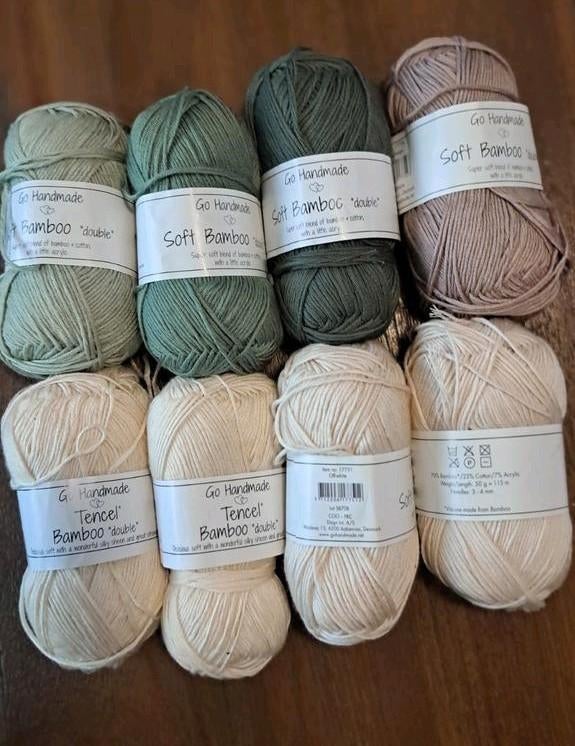 Go Handmade Soft Bamboo & Tencel Bamboo Brei/Haakgaren - 8 b, Ophalen of Verzenden, Nieuw, Breien of Haken, Wol of Garen