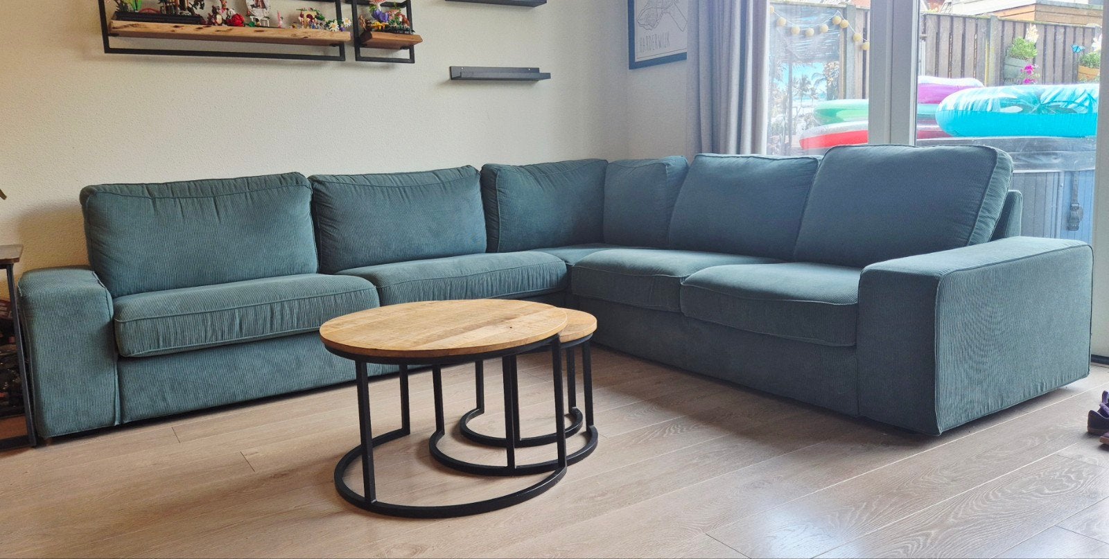 IKEA KIVIK Hoekbank - Comfortabel en Stijlvol, Ophalen, Hoekbank, 300 cm of meer, 75 tot 100 cm