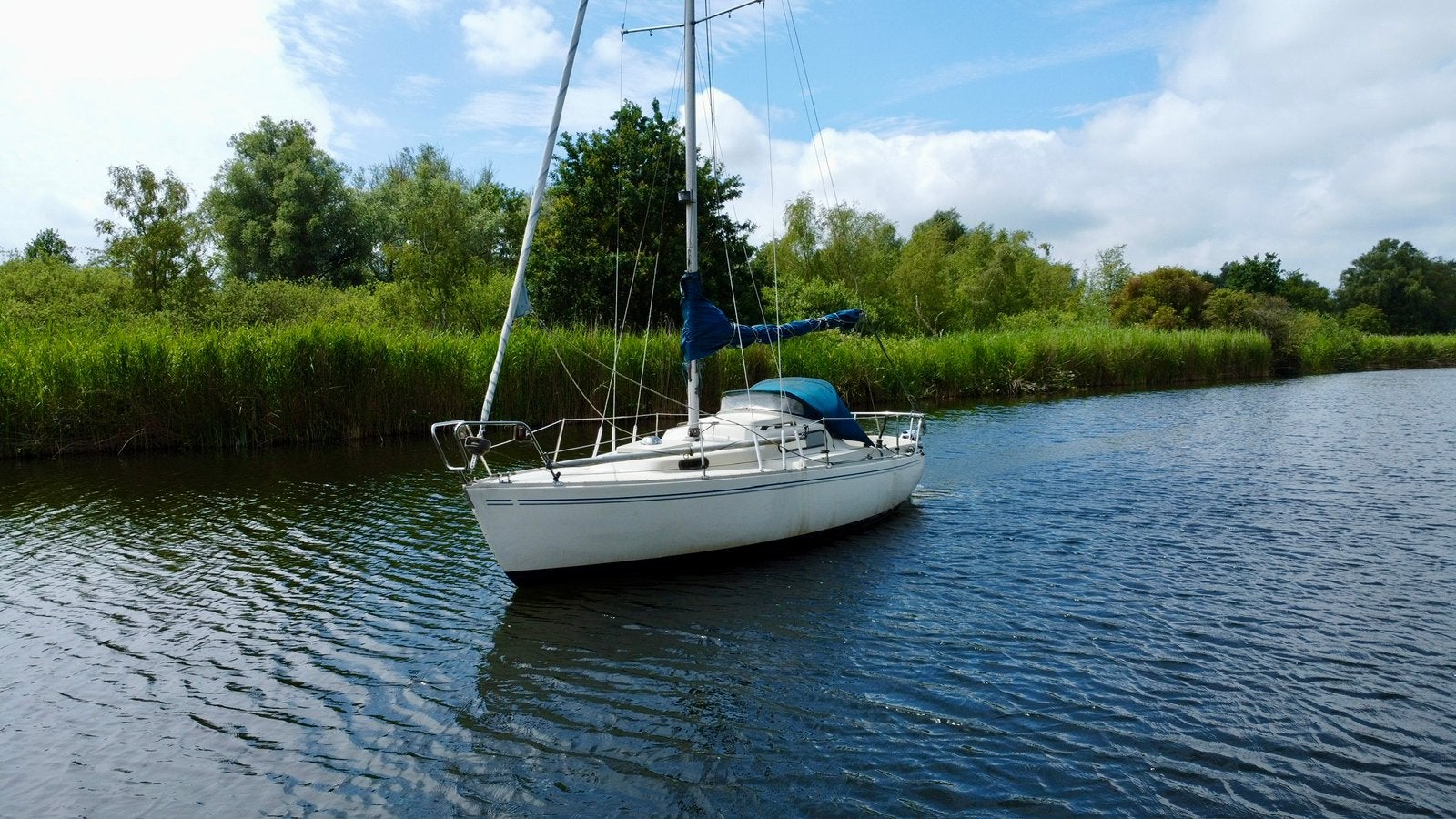 Albin Viggen 23 - kajuitzeilboot met honda buitenboordmotor, Watersport en Boten, Ophalen, 6 meter of meer, Gebruikt, Overige typen