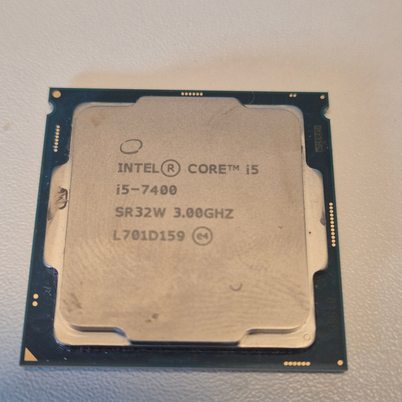 Intel Core i5-7400 Socket 1151 processor, LGA 1151, Gebruikt, Intel Core i5, 3 tot 4 Ghz
