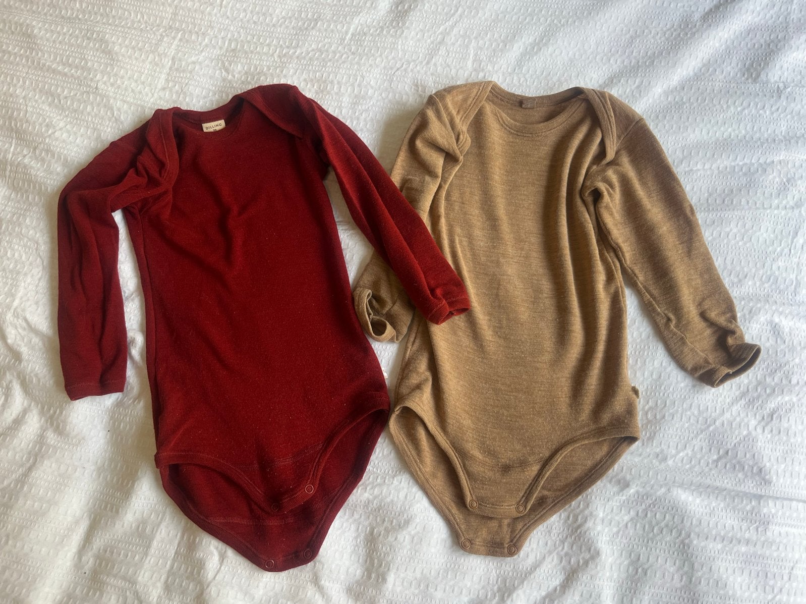2 DILLING merino wollen rompers maat 98, Ophalen of Verzenden, Gebruikt, Jongen of Meisje, Nacht- of Onderkleding
