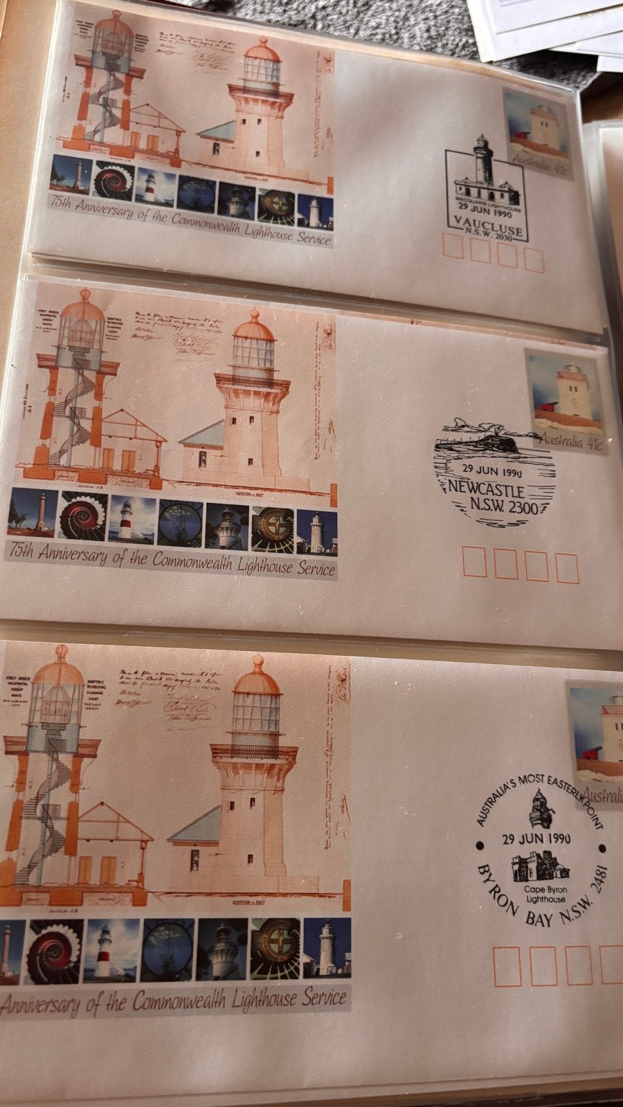 Verzameling Eerste Dag Enveloppen (FDC's) - Vuurtorens & Sch, Postzegels en Munten, Ophalen of Verzenden, Onbeschreven, Rest van de wereld