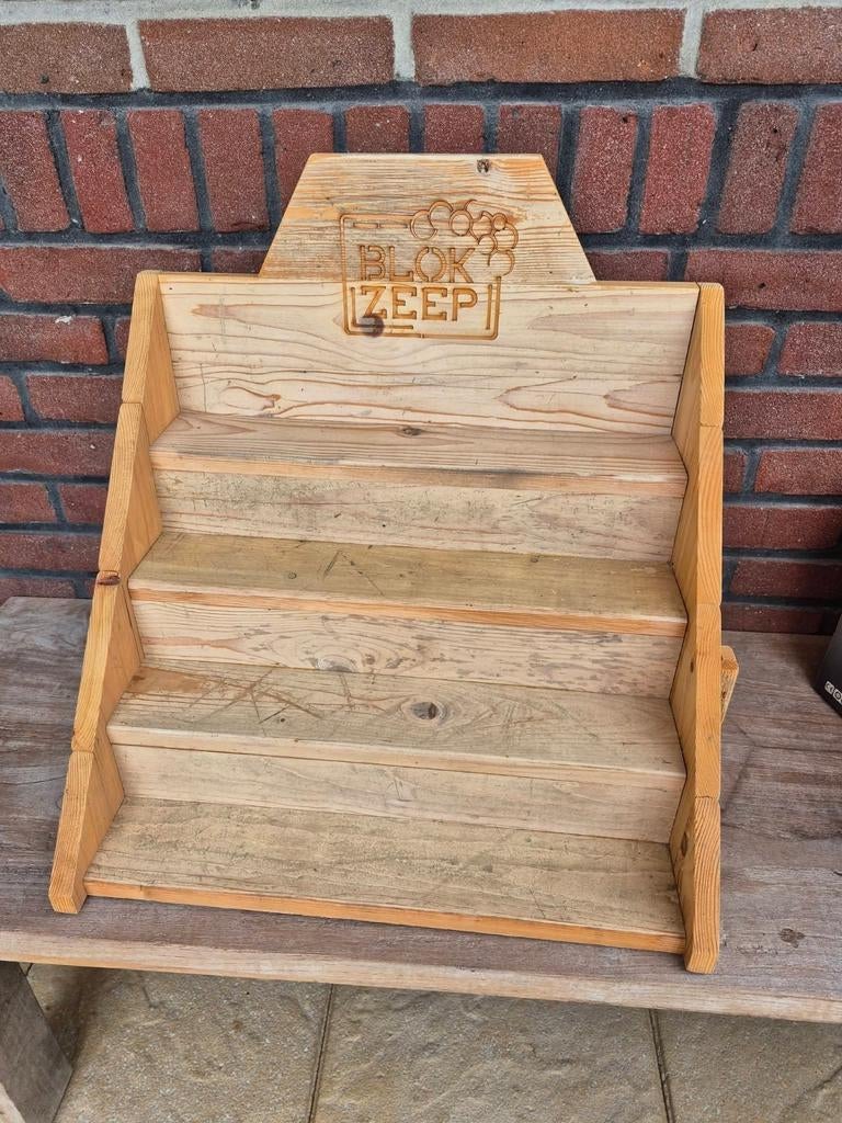 Houten Display 'BlokZeep' | Plasticvrij | Vegan, Sieraden, Tassen en Uiterlijk, Uiterlijk | Lichaamsverzorging, Ophalen, Zo goed als nieuw