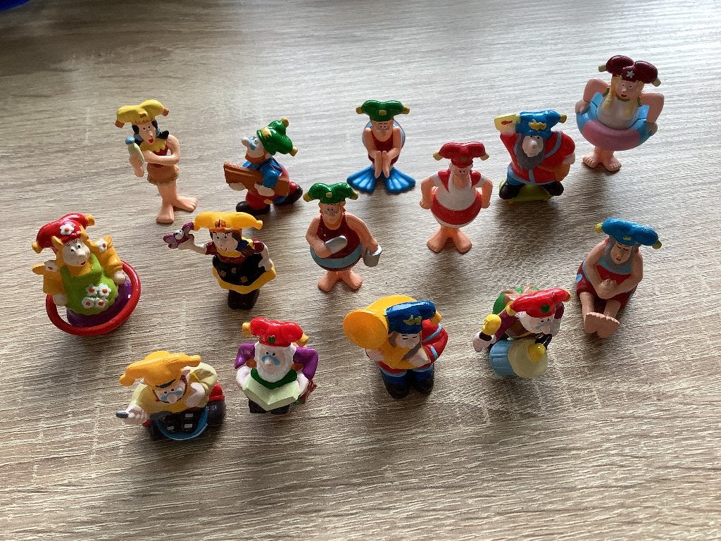 14 versch. Kabouter Plop figuurtjes  en 5 dubbelen  5 euro, Ophalen of Verzenden, Zo goed als nieuw