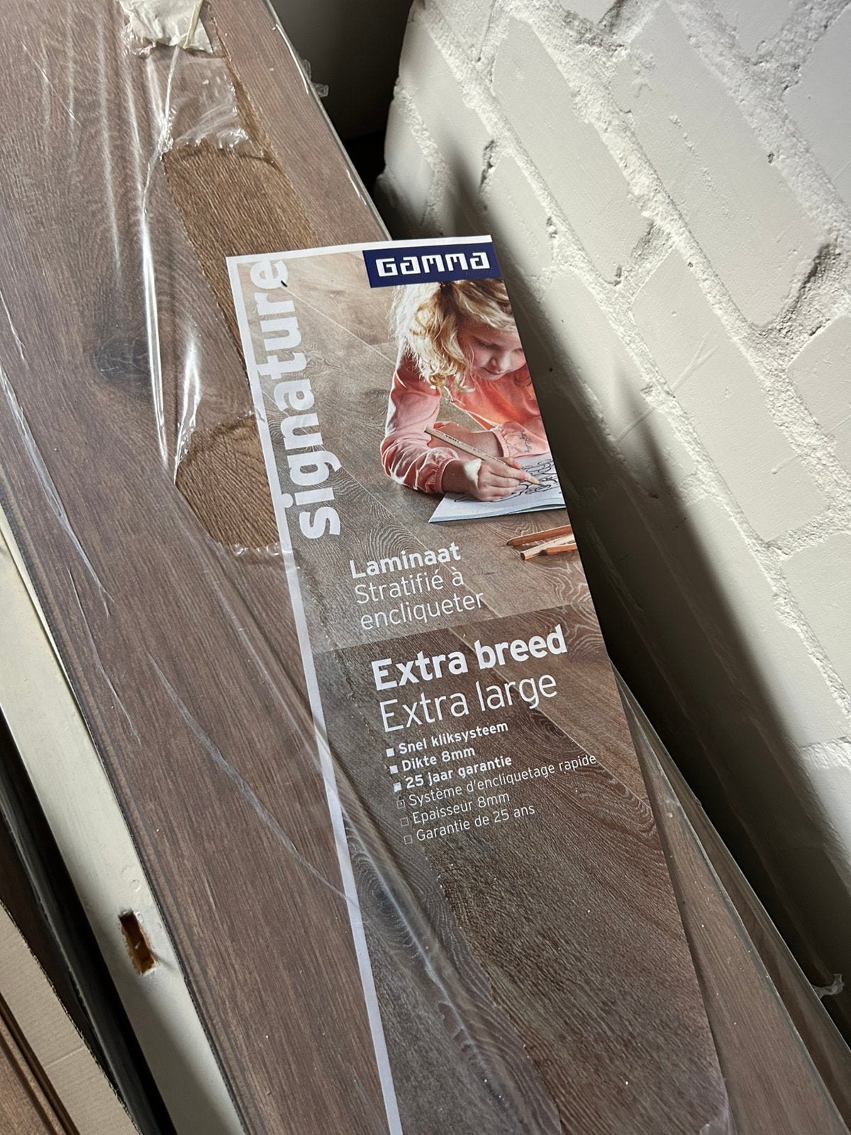 Laminaat + ondervloer, Ophalen, 50 tot 150 cm, Zo goed als nieuw, 10 m² of meer
