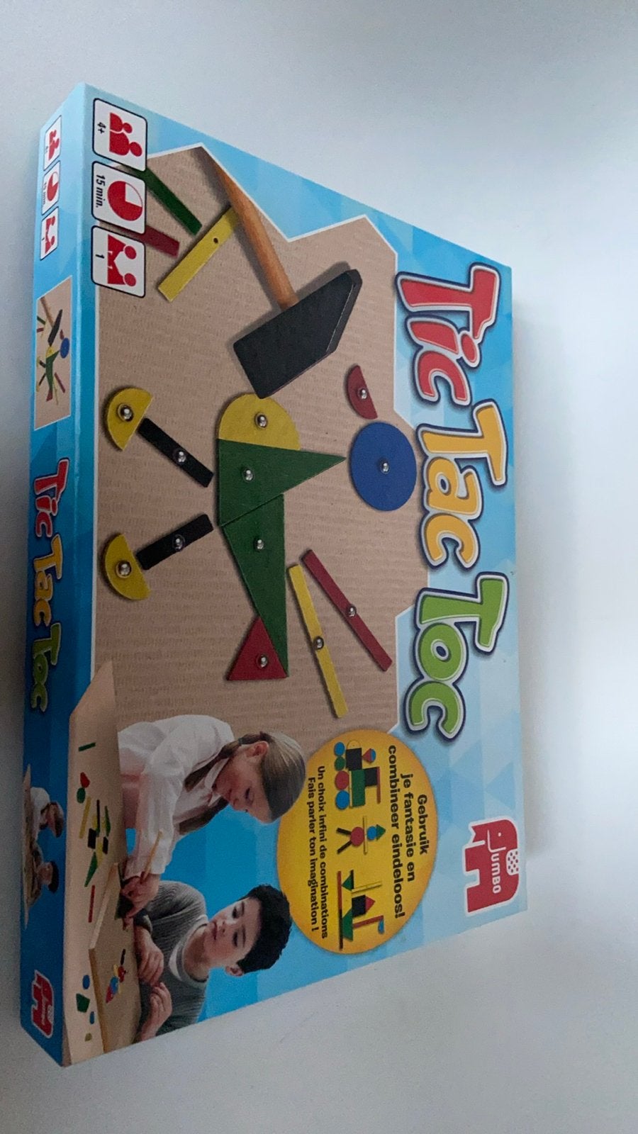 Jumbo Tic Tac Toc Bouw- en Knutselspel / hamertje tik, Ophalen, Zo goed als nieuw, Knutselen