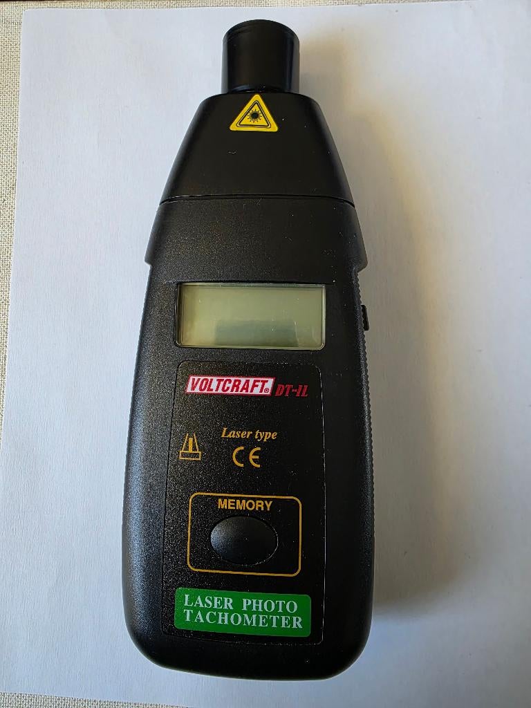 Voltcraft DT-IL Laser Photo Tachometer., Doe-het-zelf en Verbouw, Ophalen of Verzenden, Zo goed als nieuw, Overige meters