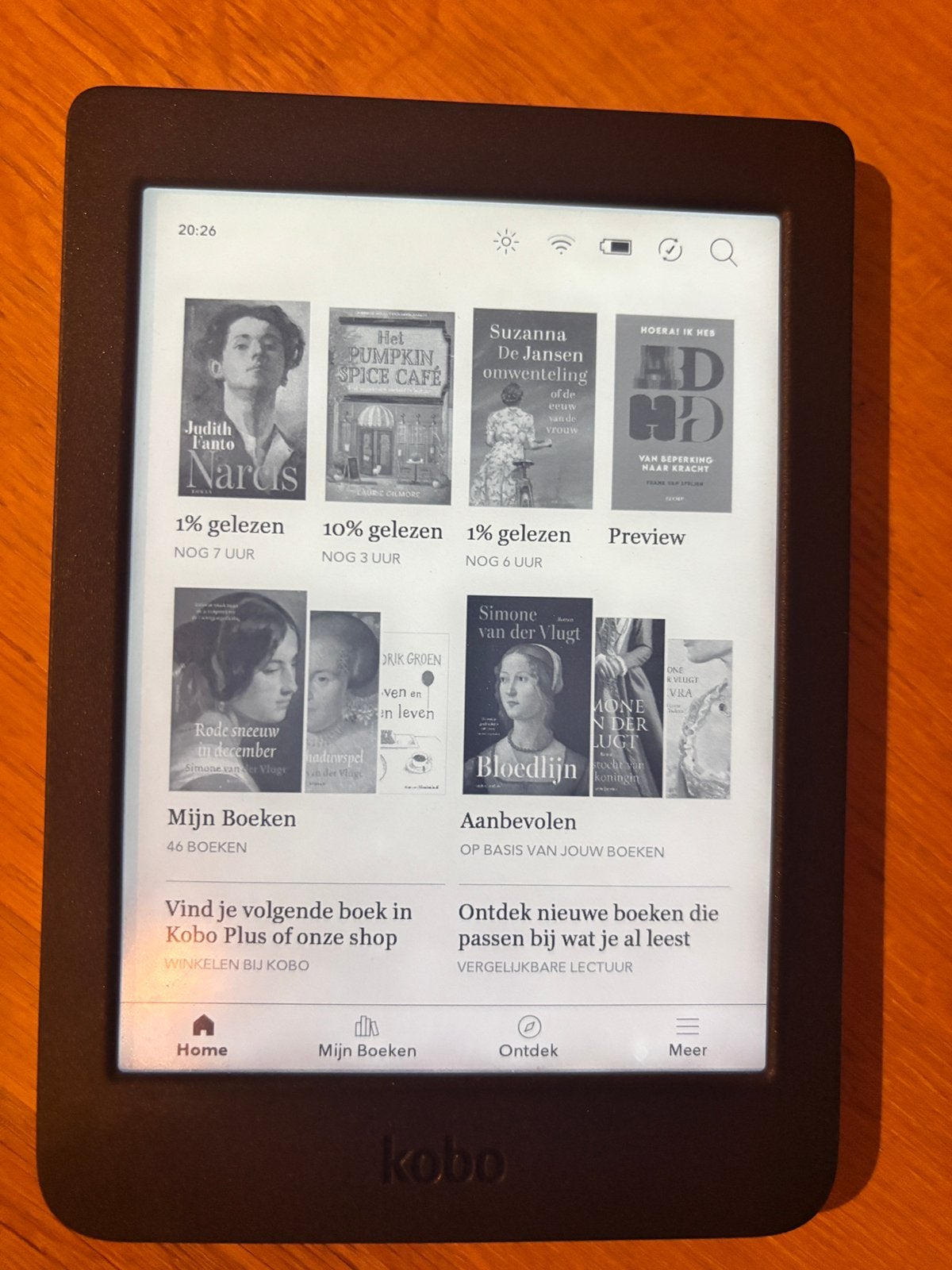 Kobo Nia e-reader, Computers en Software, Ophalen of Verzenden, Gebruikt, 6 inch of minder, 8 GB