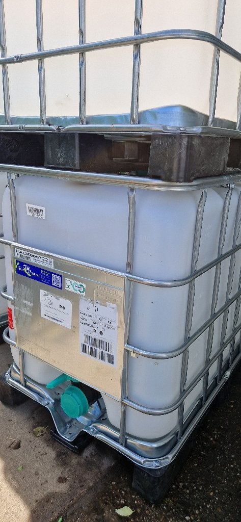 Te koop 5 stuks ibc container 600 liter vaten SCHOON, Kunststof, Met kraantje, 150 liter of meer, Nieuw