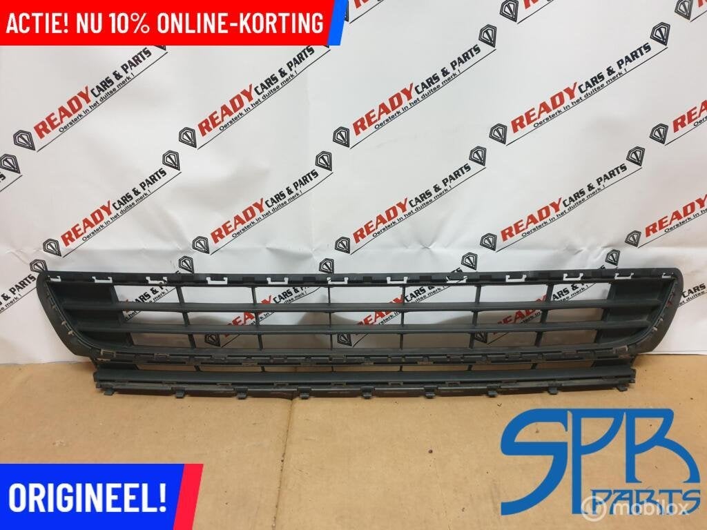 GOLF 7 GRILL MIDDEN ROOSTER Bumperinleg 5G0853677 VOORBUMPER, Auto-onderdelen, Carrosserie en Plaatwerk, Volkswagen, Gebruikt