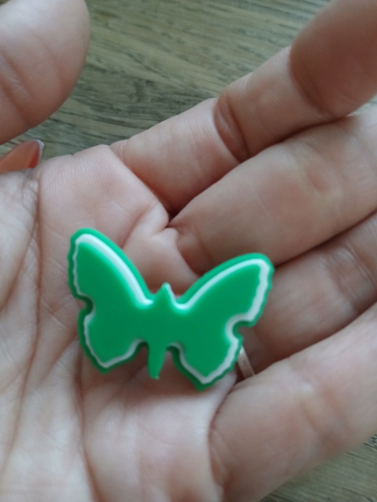 Vintage broche vlinder, Ophalen of Verzenden, Zo goed als nieuw, Overige materialen