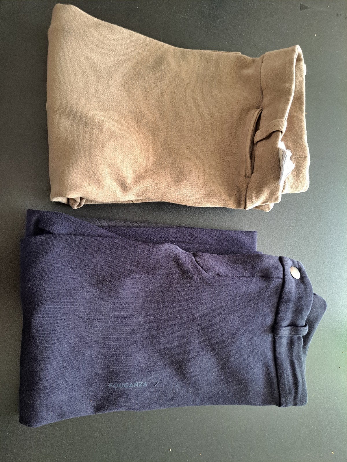 2 Fouganza paardrijbroeken meisjes mt 143-152, Dieren en Toebehoren, Paardrijkleding, Ophalen, Zo goed als nieuw, Kinderen, Bovenkleding