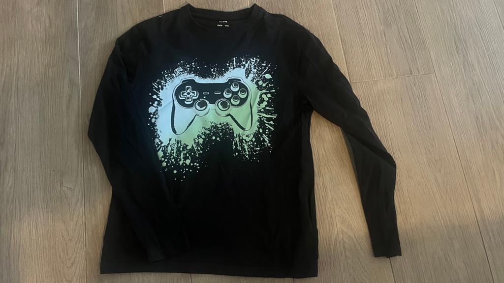 C&A game shirt maat 158, Kinderen en Baby's, Kinderkleding | Maat 158, Ophalen of Verzenden, Zo goed als nieuw, Jongen of Meisje