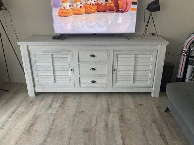 Dressoir en Tv kast, Ophalen, Met deur(en), 150 tot 200 cm, Zo goed als nieuw