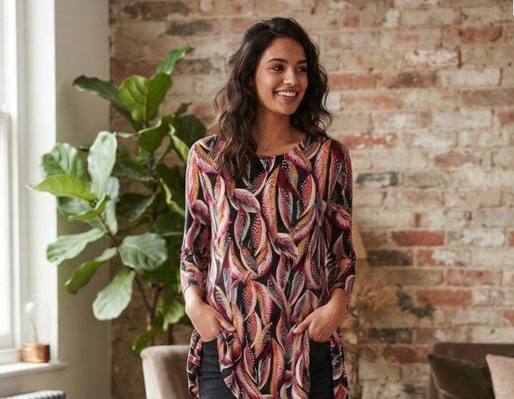 top Magna, Maat 46/48 (XL) of groter, Lange mouw, Meerkleurig, Verzenden