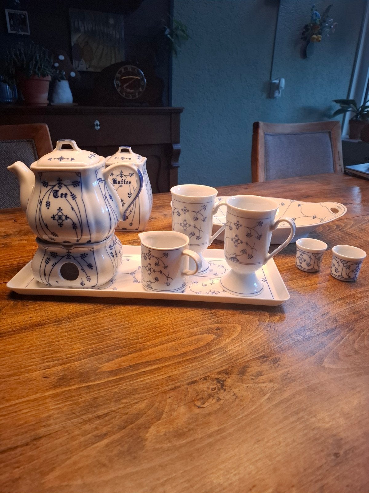 Servies orgineel Blau Saks., Ophalen of Verzenden, Overige stijlen, Overige typen