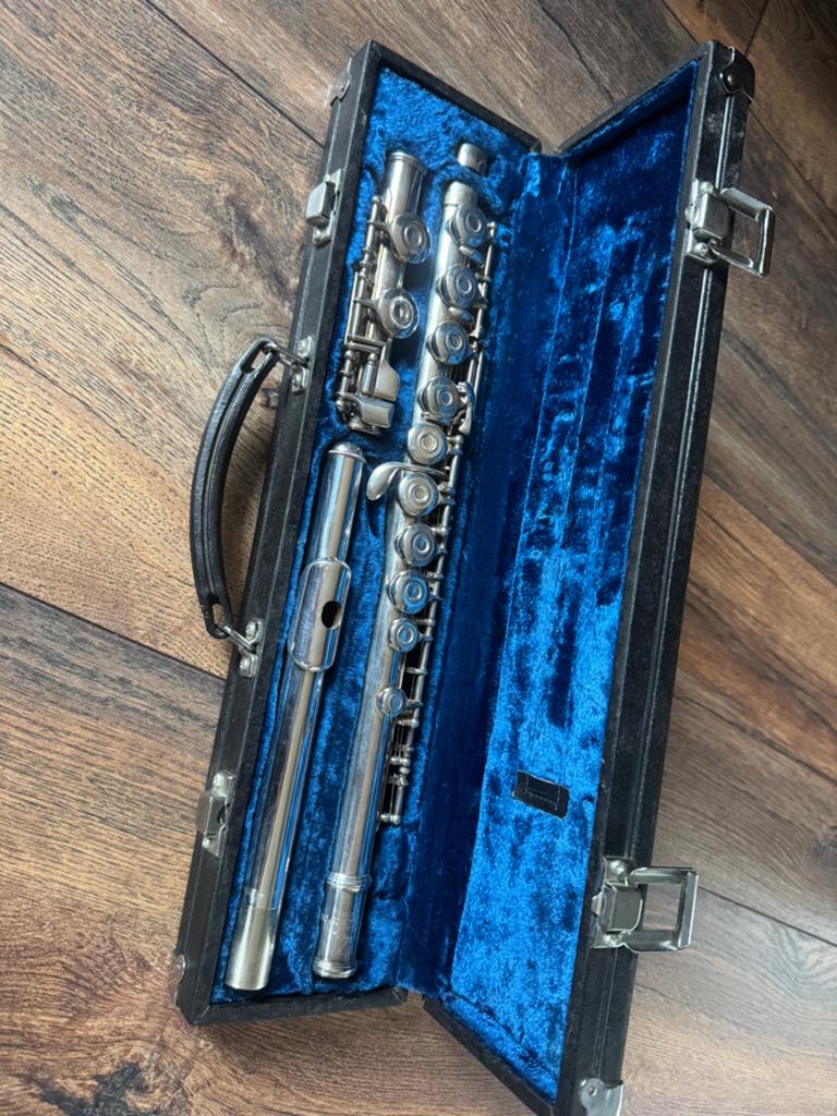 70er jaren dwarsfluit, Muziek en Instrumenten, Blaasinstrumenten | Saxofoons, Ophalen, Zo goed als nieuw, Sopraan