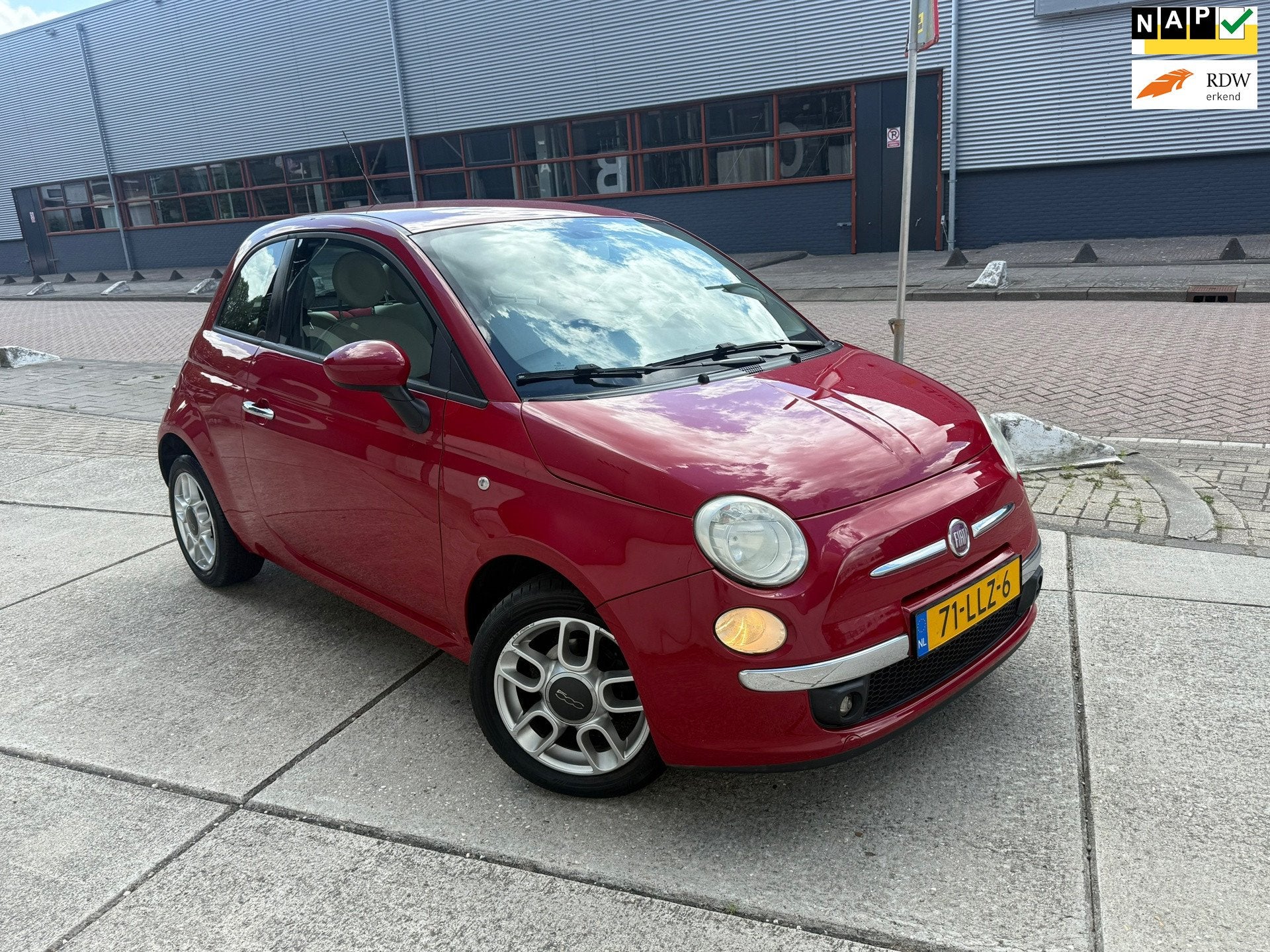 Fiat 500 1.2 Pop AUTOMAAT AIRCO NEW APK, 1242 cc, 4 cilinders, Origineel Nederlands, Bedrijf