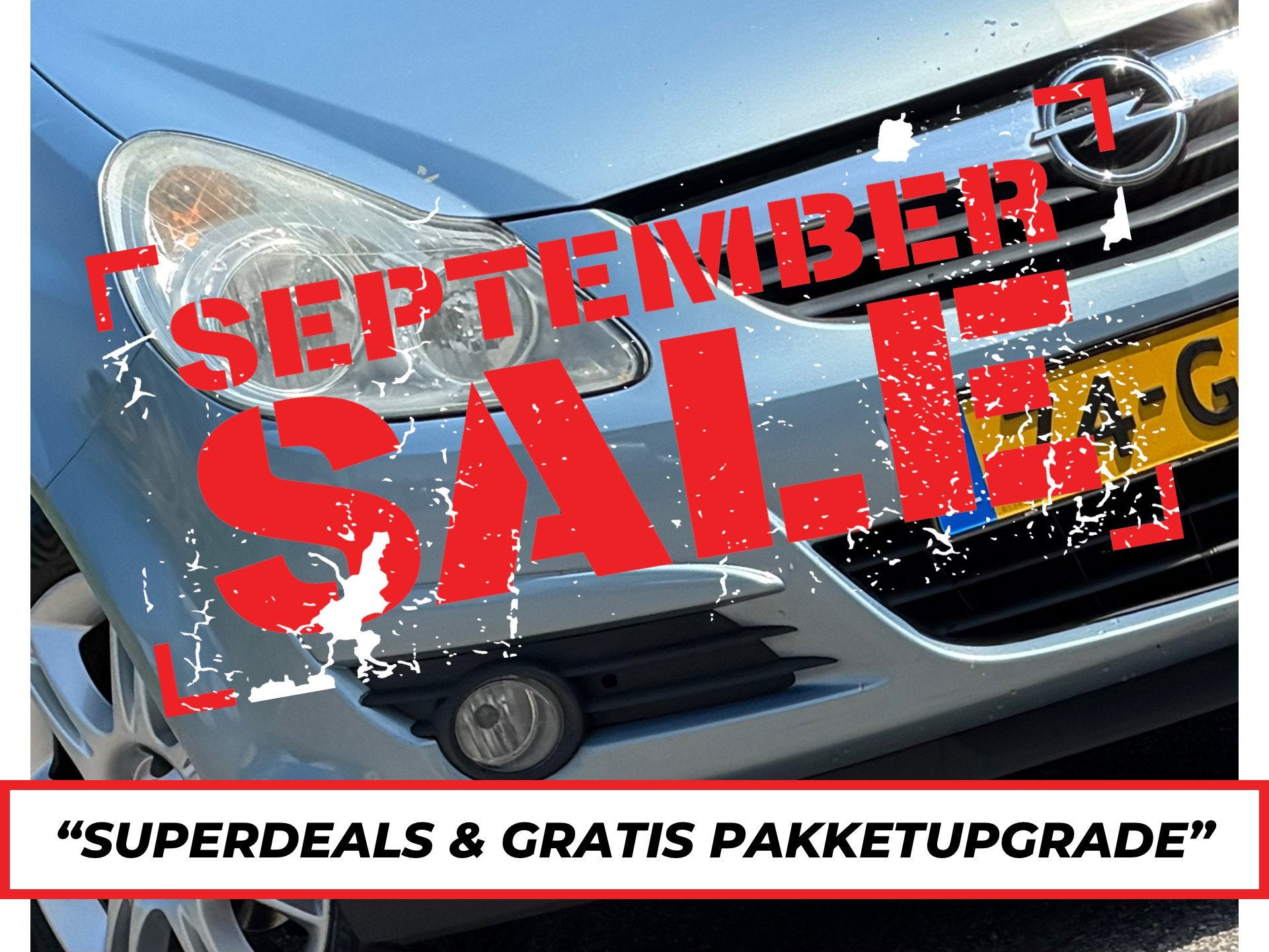 Opel Corsa 1.4-16V Cosmo | Ice Blue | Cruise/Fietsendrager/A, Auto's, Voorwielaandrijving, 4 cilinders, Blauw, 49 €/maand