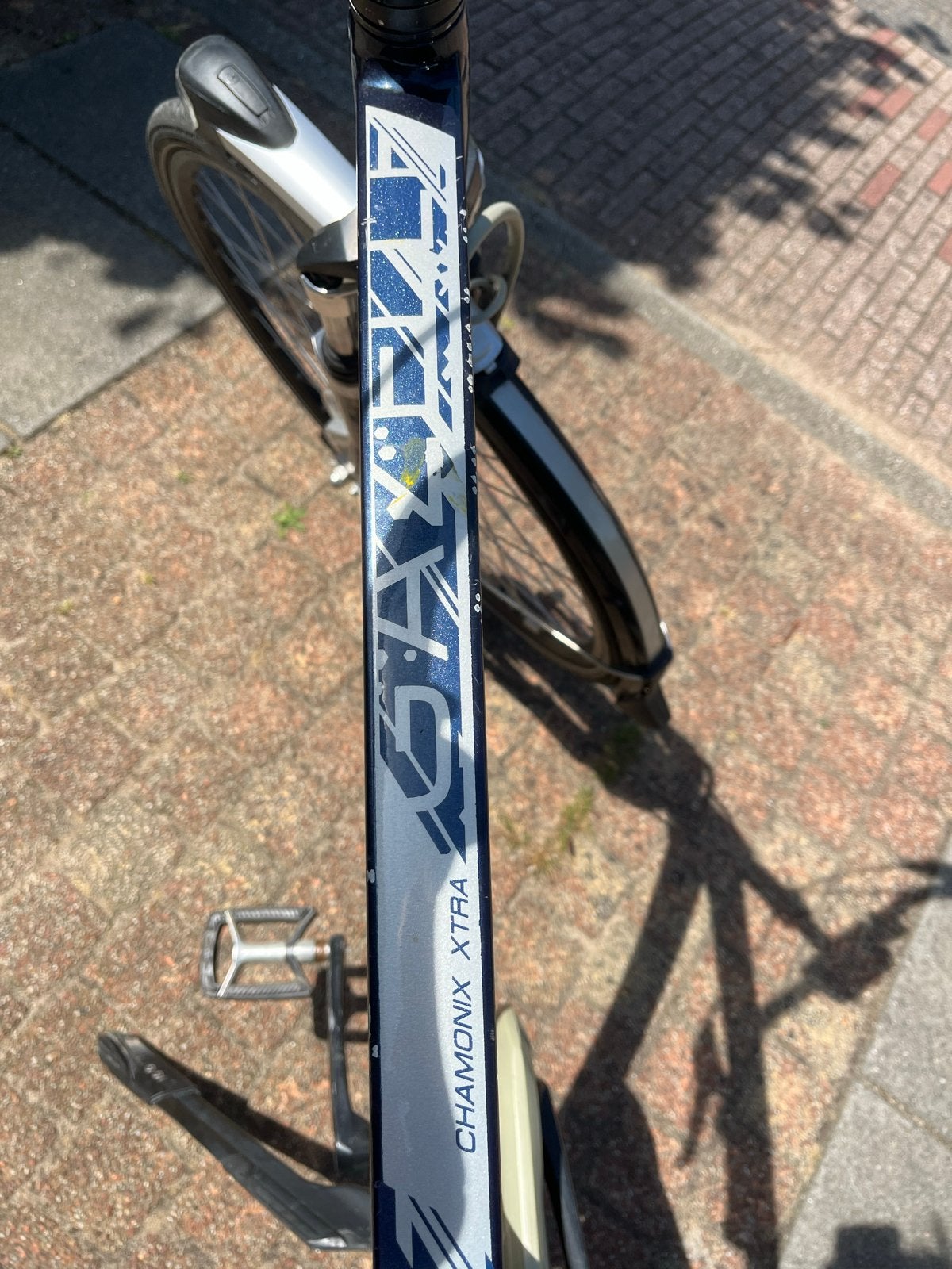 Gazelle Chamonix Xtra, fiets momenteel door schermpje niet., Ophalen, Gebruikt, Gazelle