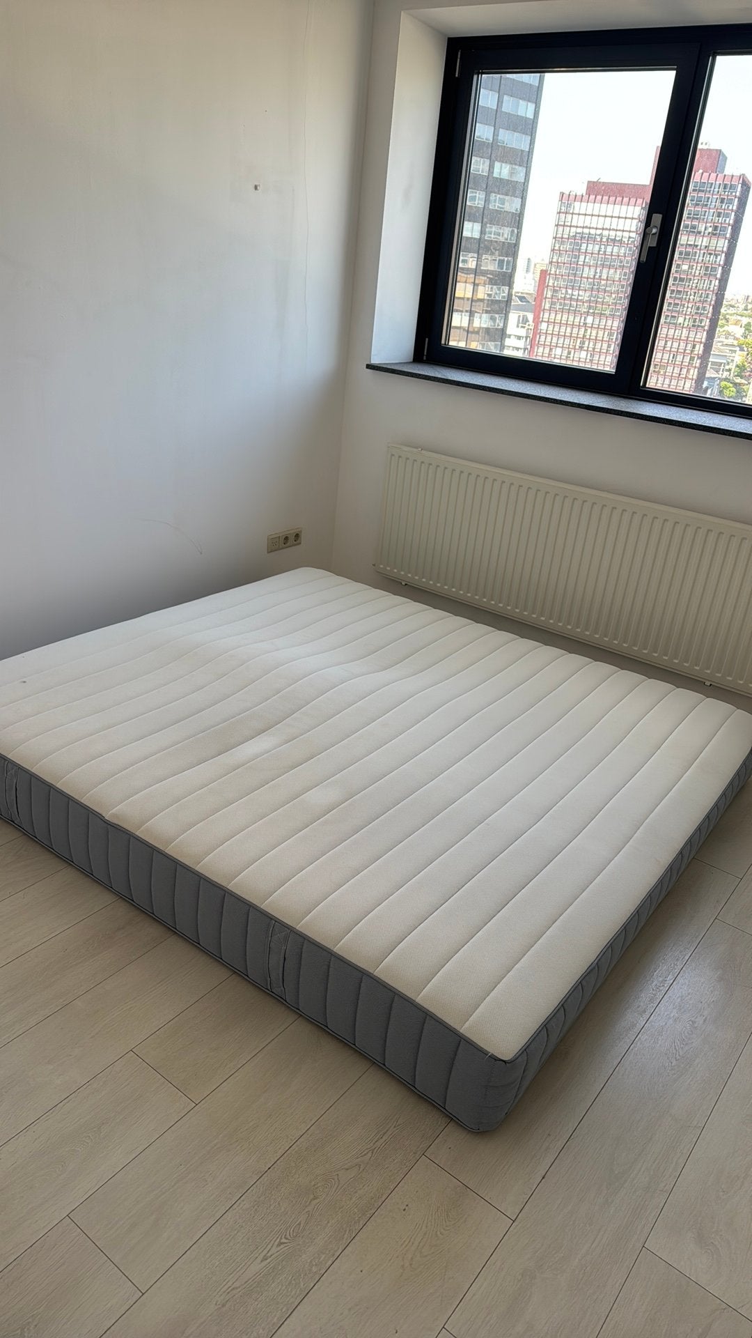 ikea valevag pocket spring mattress 180x200cm, Ophalen of Verzenden, Gebruikt, Tweepersoons, 140 cm