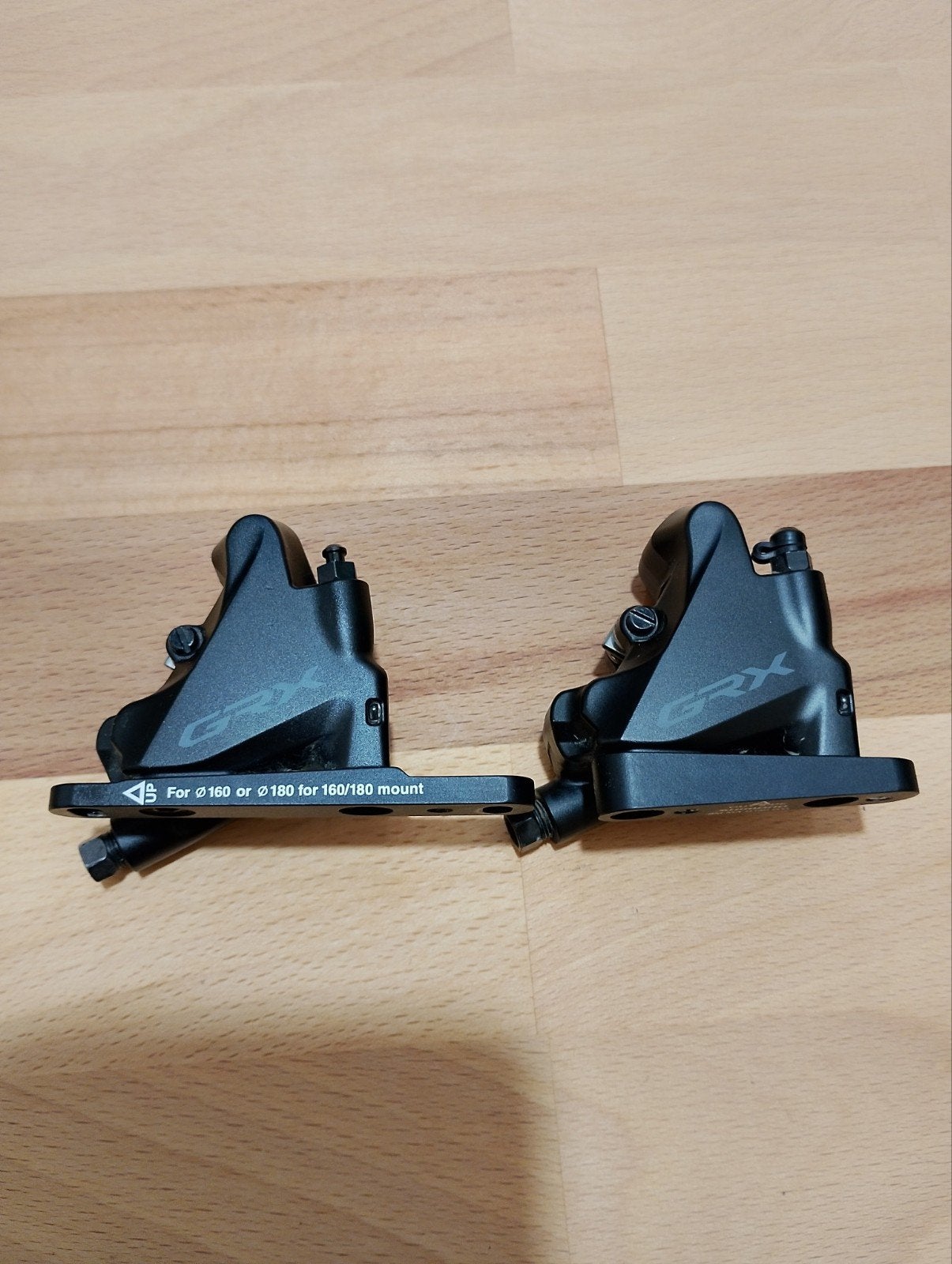 Shimano GRX 400 remklauwen (flat mount), Remmen, Gebruikt, Gravelbike, Ophalen of Verzenden