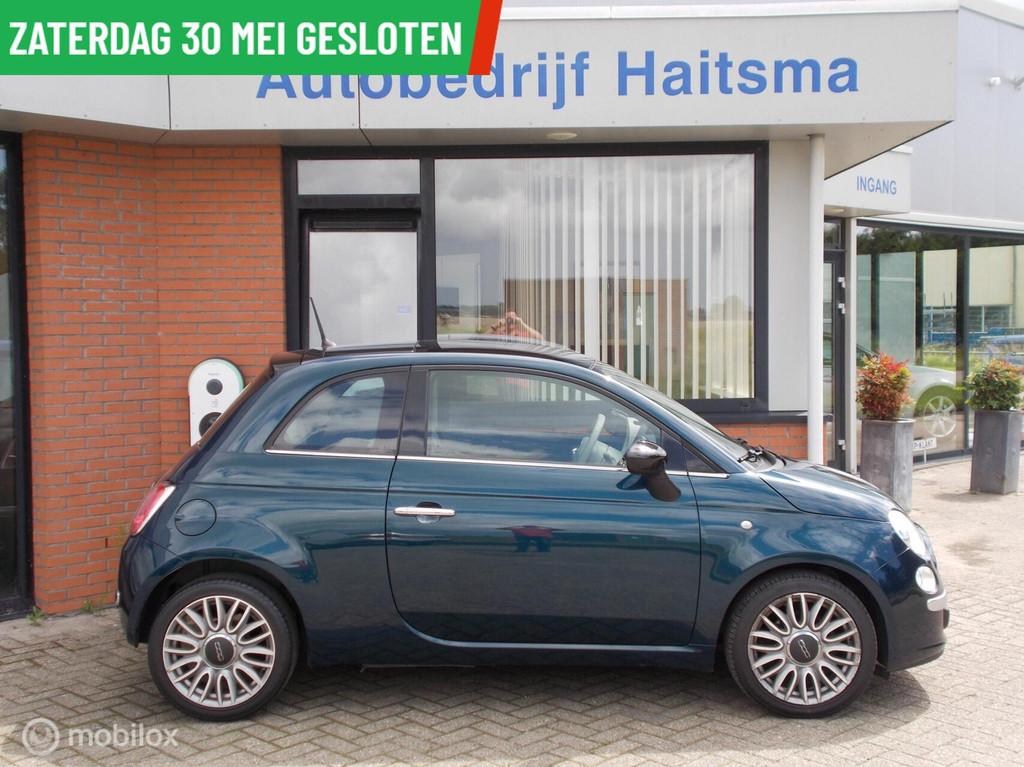 Fiat 500 0.9 TwinAir Turbo Cult Lederlook | Panodak | Clima, Voorwielaandrijving, Parkeersensor, Gebruikt, 905 kg