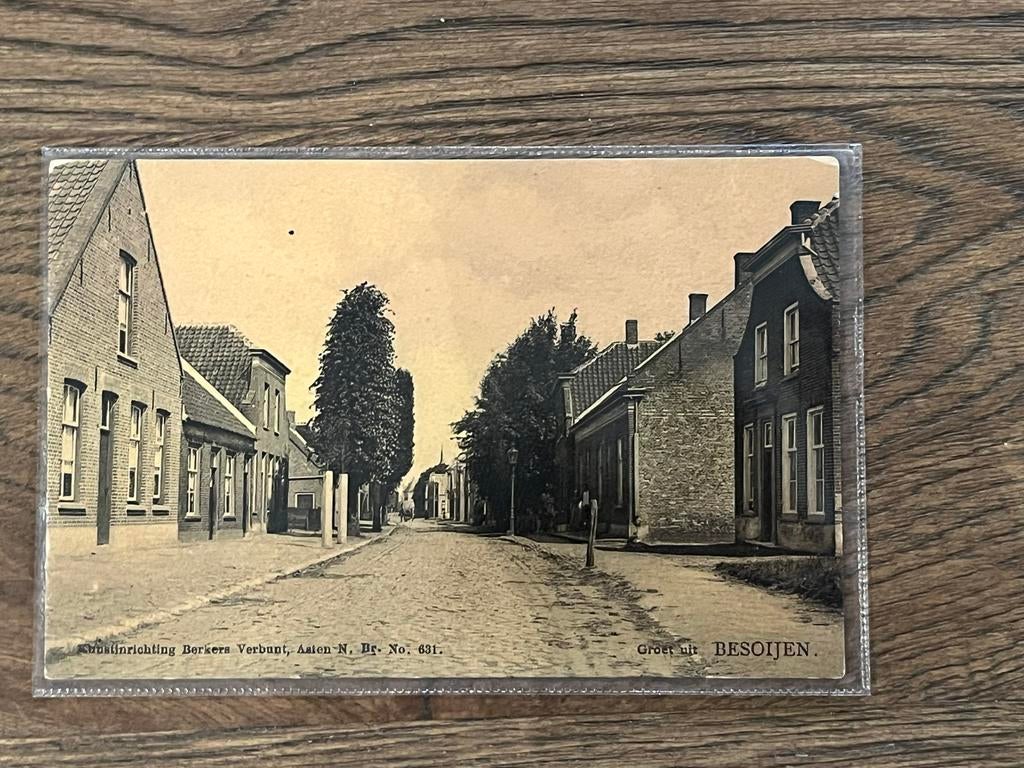 Ansichtkaart Besoijen waalwijk Berkers Verbunt, Ophalen of Verzenden, Voor 1920, Gelopen, Noord-Brabant