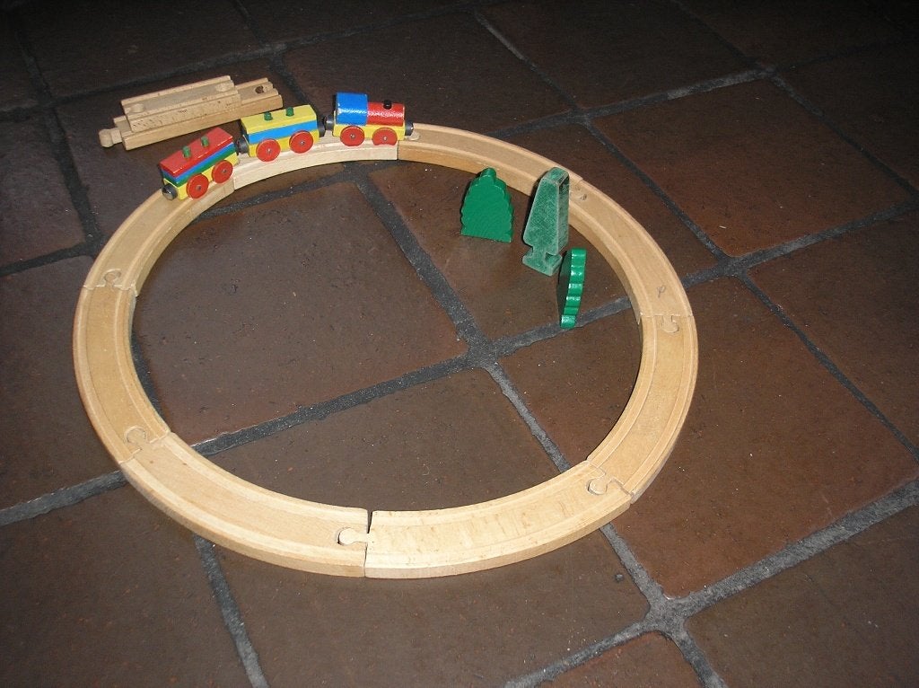 houten  trein,, Ophalen of Verzenden, Zo goed als nieuw