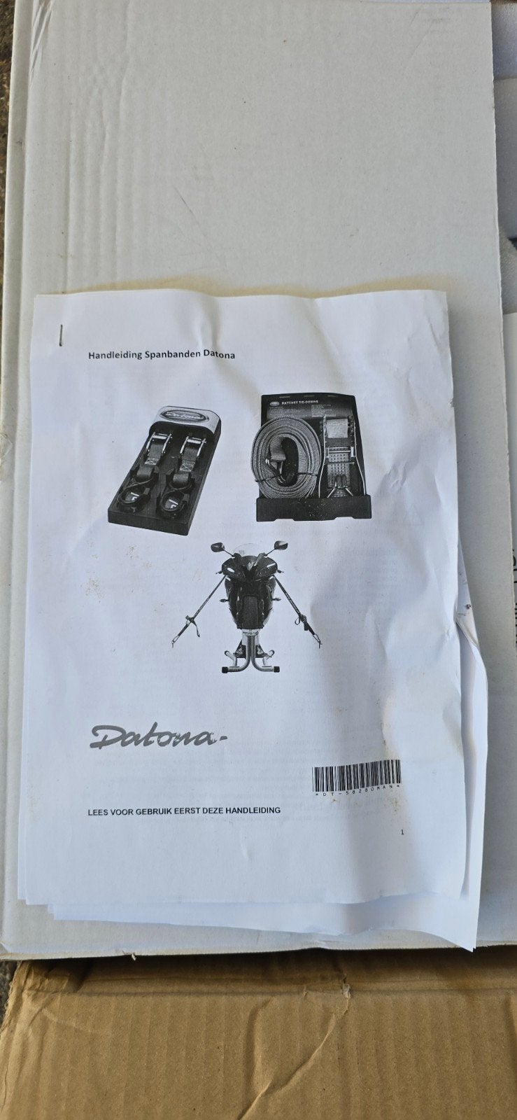 Datona Spanbanden Set - Nieuw in Doos, Motoren, Ophalen of Verzenden, Nieuw