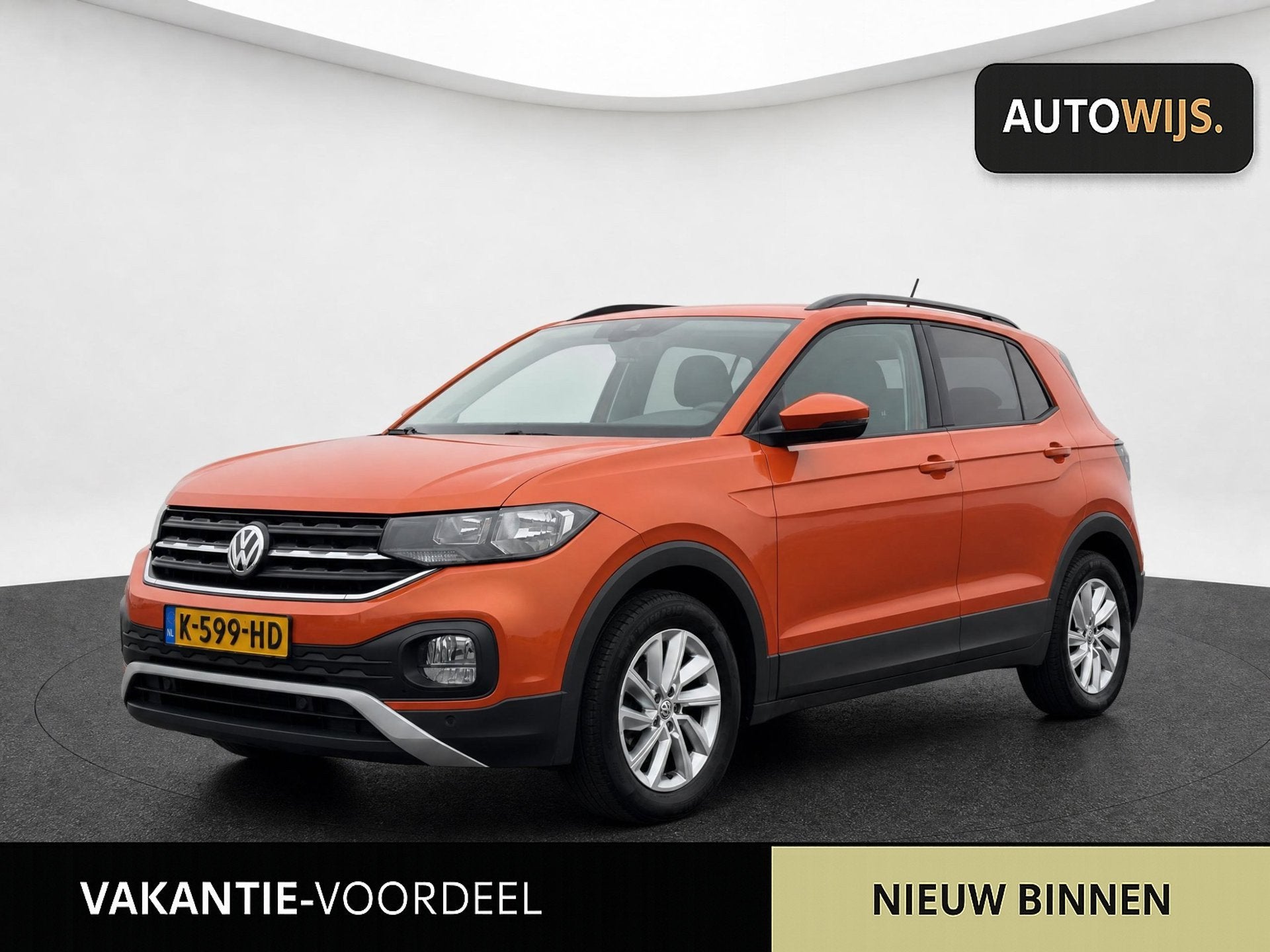 Volkswagen T-Cross 1.0 TSI Style|TREKHAAK|MF-STUUR|PDC|CLIMA, Auto's, Voorwielaandrijving, Gebruikt, Overige kleuren, Bedrijf