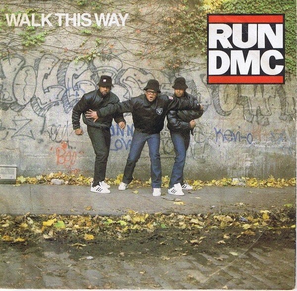 Vinyl single Run DMC – Walk This Way, Gebruikt, 7 inch, Ophalen of Verzenden, Beschermende buitenhoes