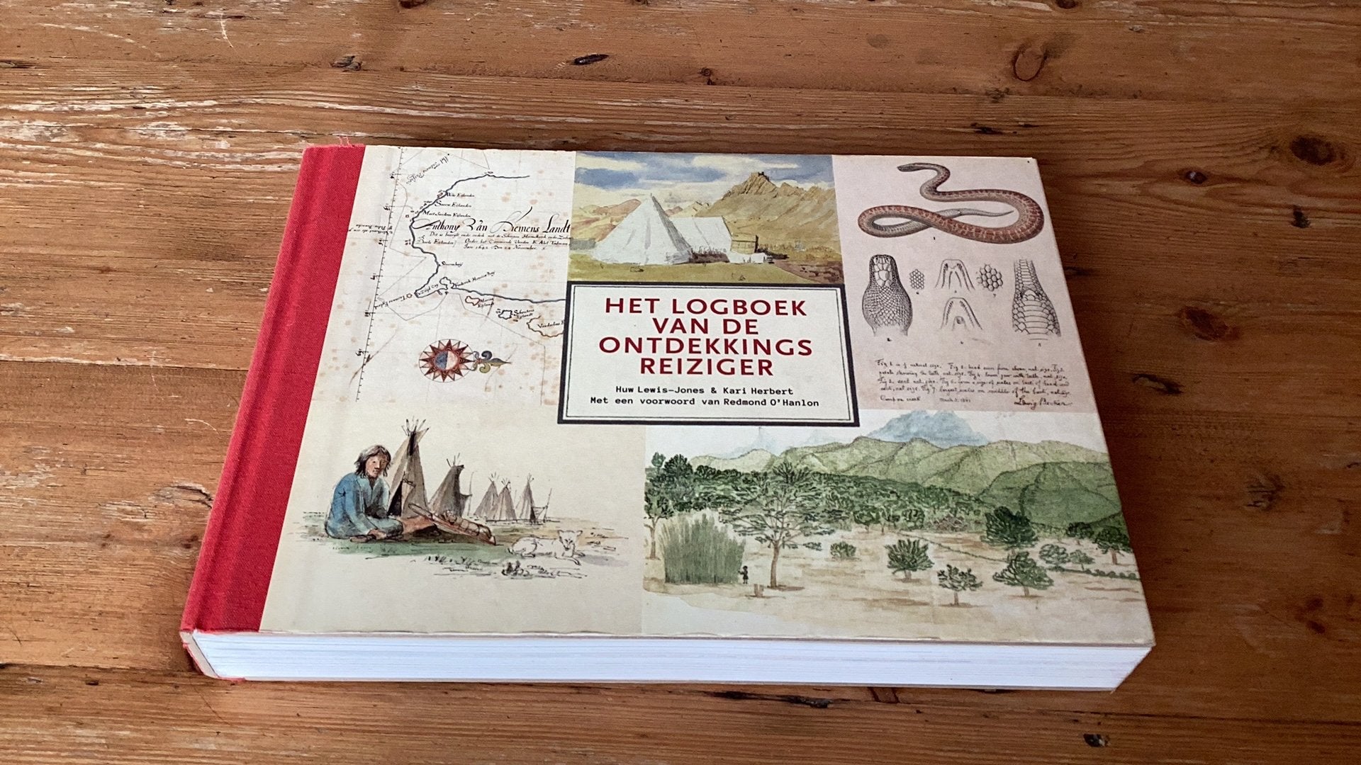 HET LOGBOEK VAN DE ONTDEKKINGSREIZIGER - Kari Herbert - zgan, Ophalen of Verzenden, Zo goed als nieuw, Kari Herbert; Huw Lewis-Jones