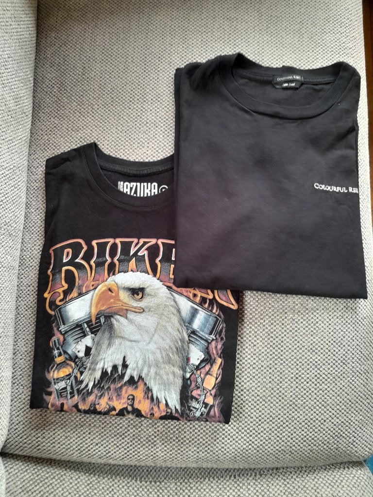 Colurful rebel+biker till i die t-shirt's/alleen ophalen!, Motoren, Ophalen, Overige typen, Dames, Nieuw zonder kaartje