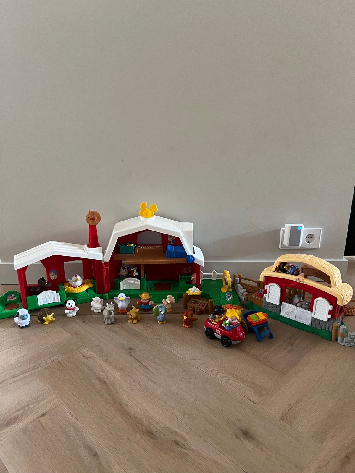 Fisher-Price Little People Boerderij Speelset met Dieren, Kinderen en Baby's, Ophalen, Gebruikt, Overige typen, Met geluid