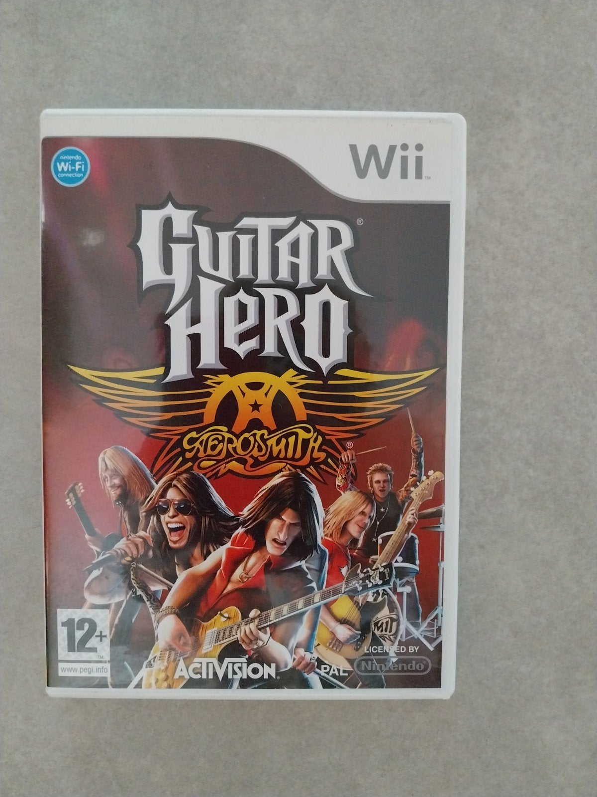 Wii Aerosmith guitarhero, Ophalen, Muziek, 1 speler, Zo goed als nieuw
