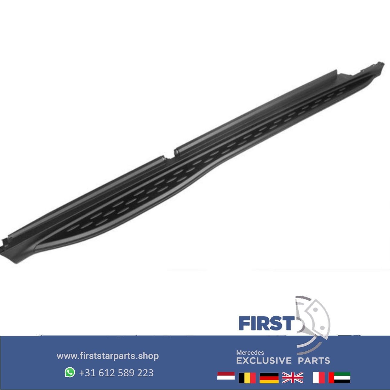 W254 C254 GLC AMG ZIJSKIRT TREEPLANKEN ZWART LINKS RECHTS DO, Gebruikt, -, Ophalen of Verzenden, Bumper