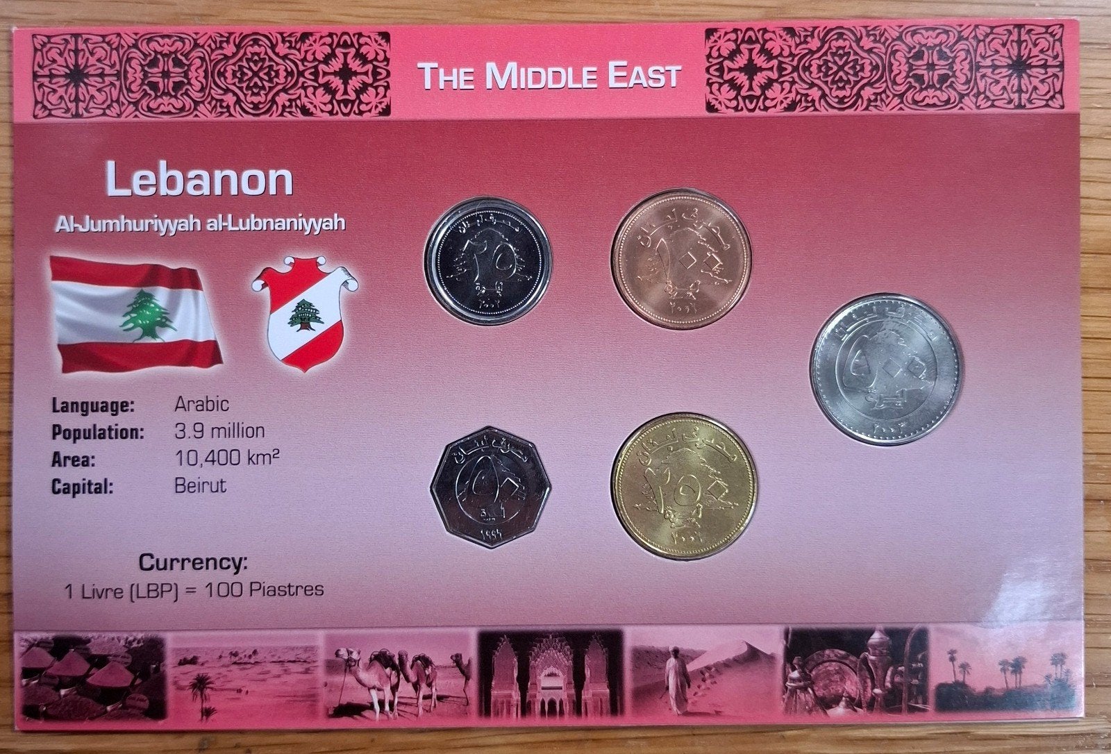 Coins of the World muntset Libanon, Ophalen of Verzenden, Midden-Oosten