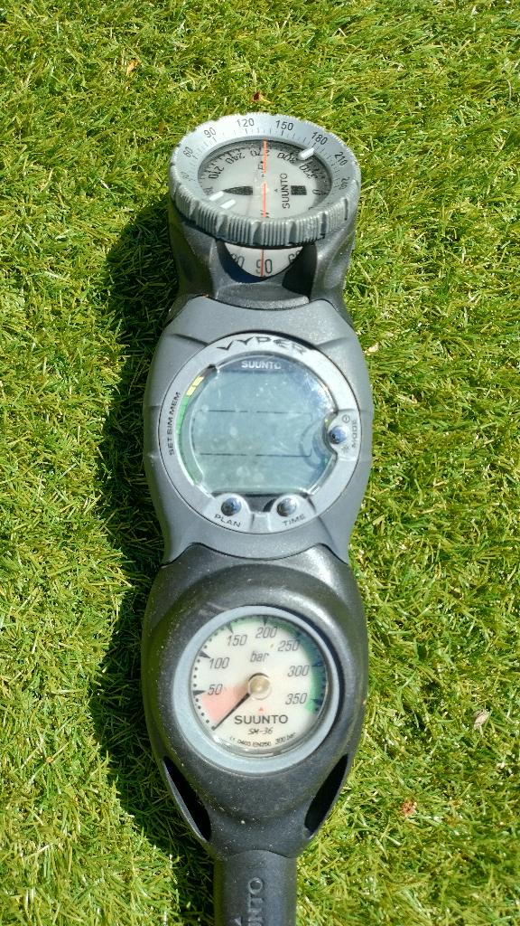 Suunto console duikset met manometer/Vyper/kompas, Watersport en Boten, Duiken, Ophalen of Verzenden, Gebruikt, Duikcomputer
