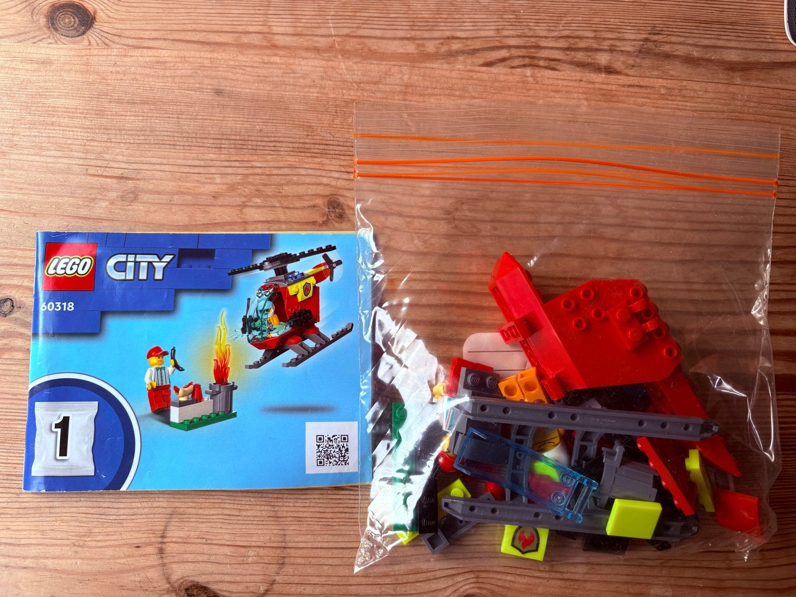 Lego City 60318 Brandweerhelikopter, City, Lego, Ophalen of Verzenden, Zo goed als nieuw