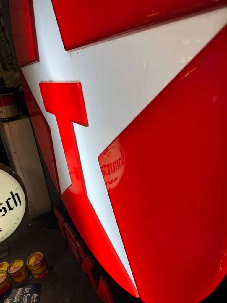 Vintage Texaco Lichtbak - Verlicht Reclamebord, Ophalen, Gebruikt, ., Lichtbak of (neon) lamp