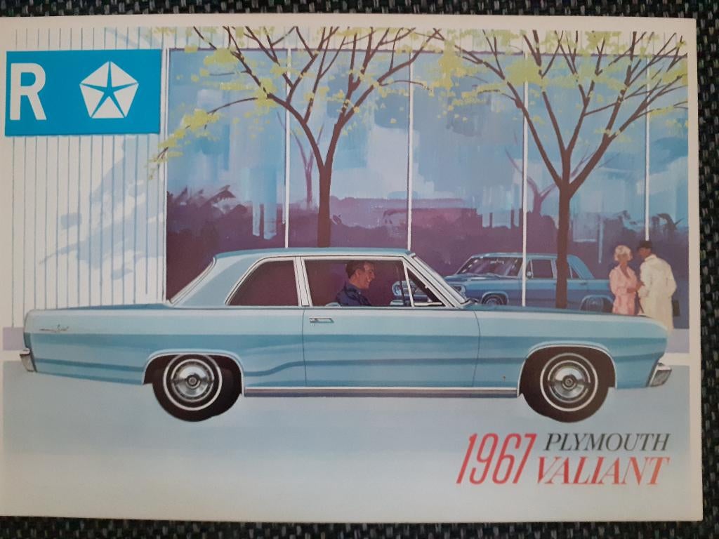 brochure 1967 Plymouth Valiant    Nederlandstalig, Nieuw, Ophalen of Verzenden, Overige merken, Plymouth