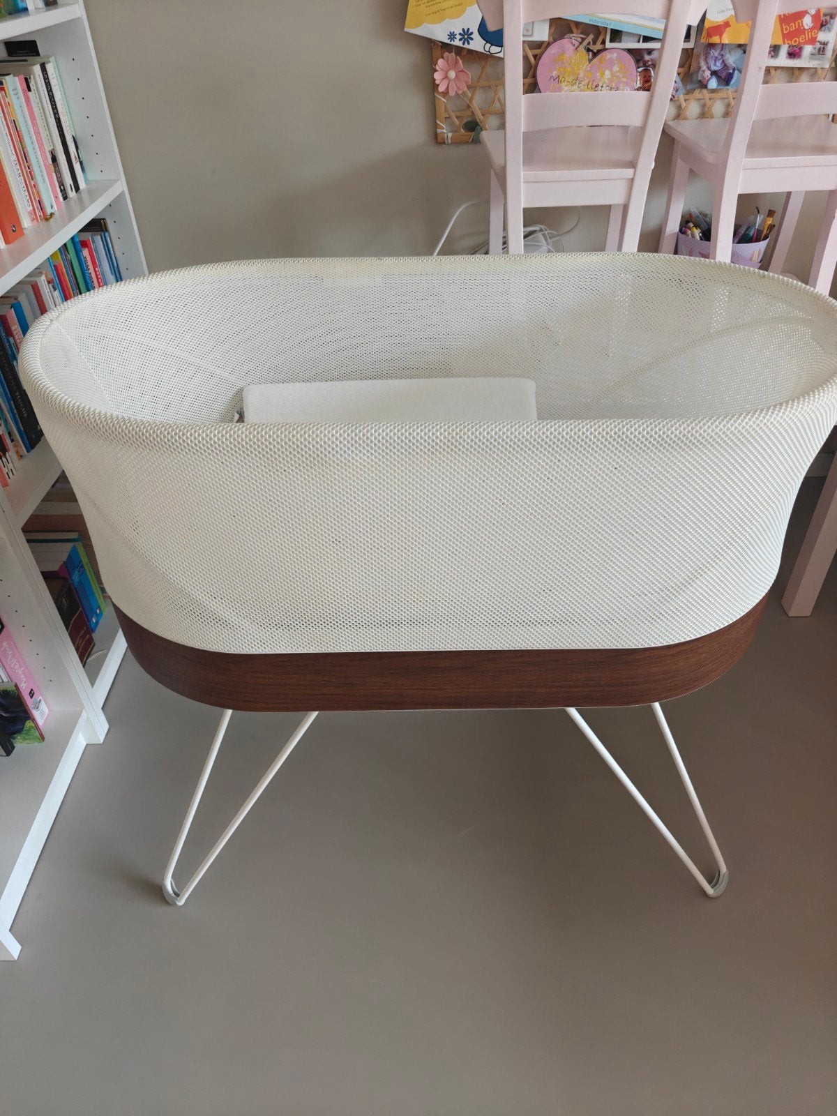 SNOO Smart Sleeper van Happiest Baby incl. linnengoed, Ophalen, Gebruikt, Wieg