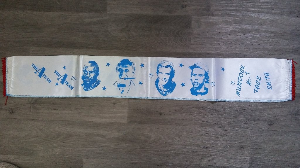 The A-team A team Hannibal Face Murdock BA scarf sjaal, Ophalen of Verzenden, Gebruikt