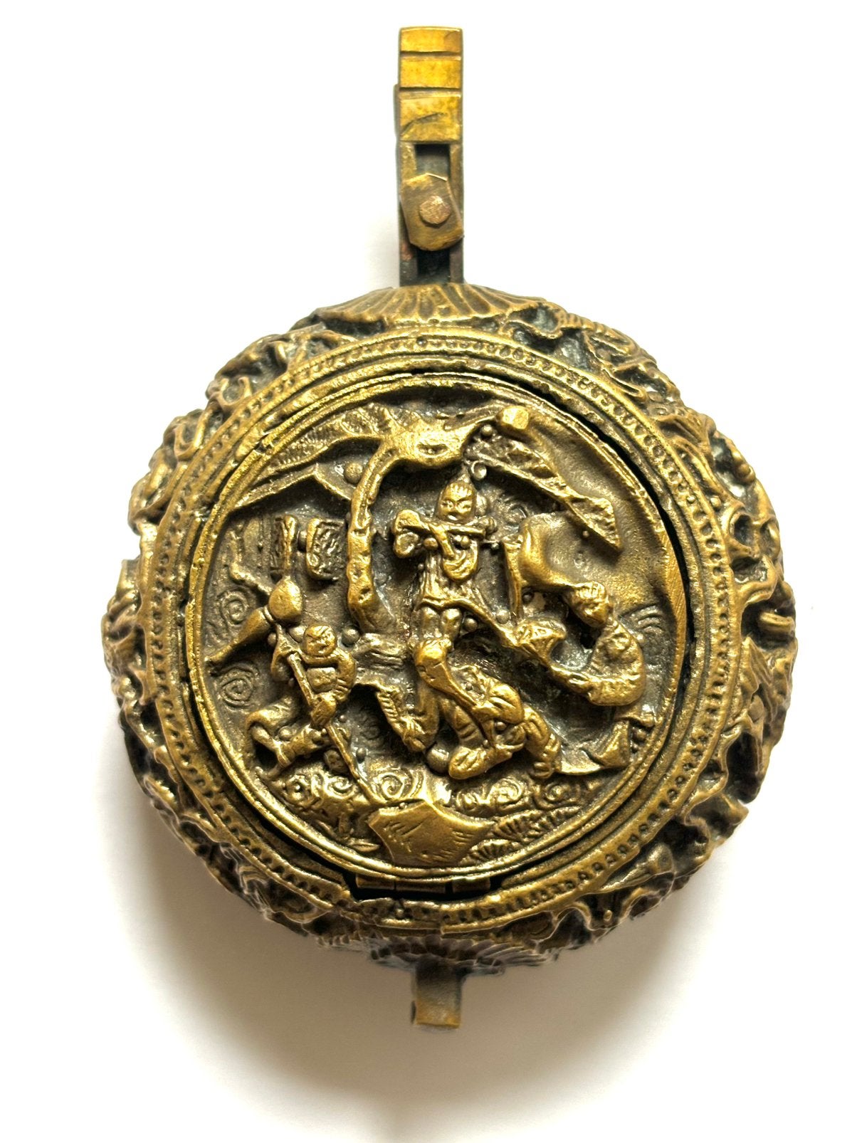 Bijzonder Chinees bronzen lime box, Ophalen of Verzenden